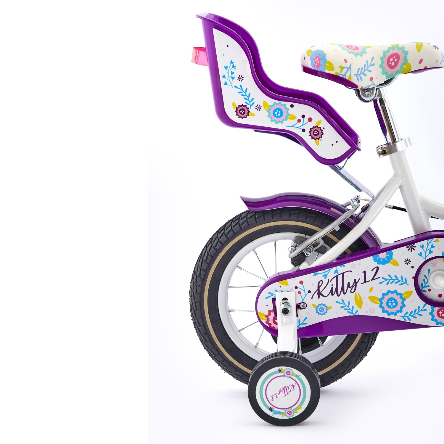 BICICLETA BIANCHI KITTY 12 BLANCO / LILA
