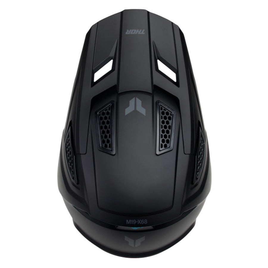 Casco Moto Thor Fleet Blackout Negro Matte