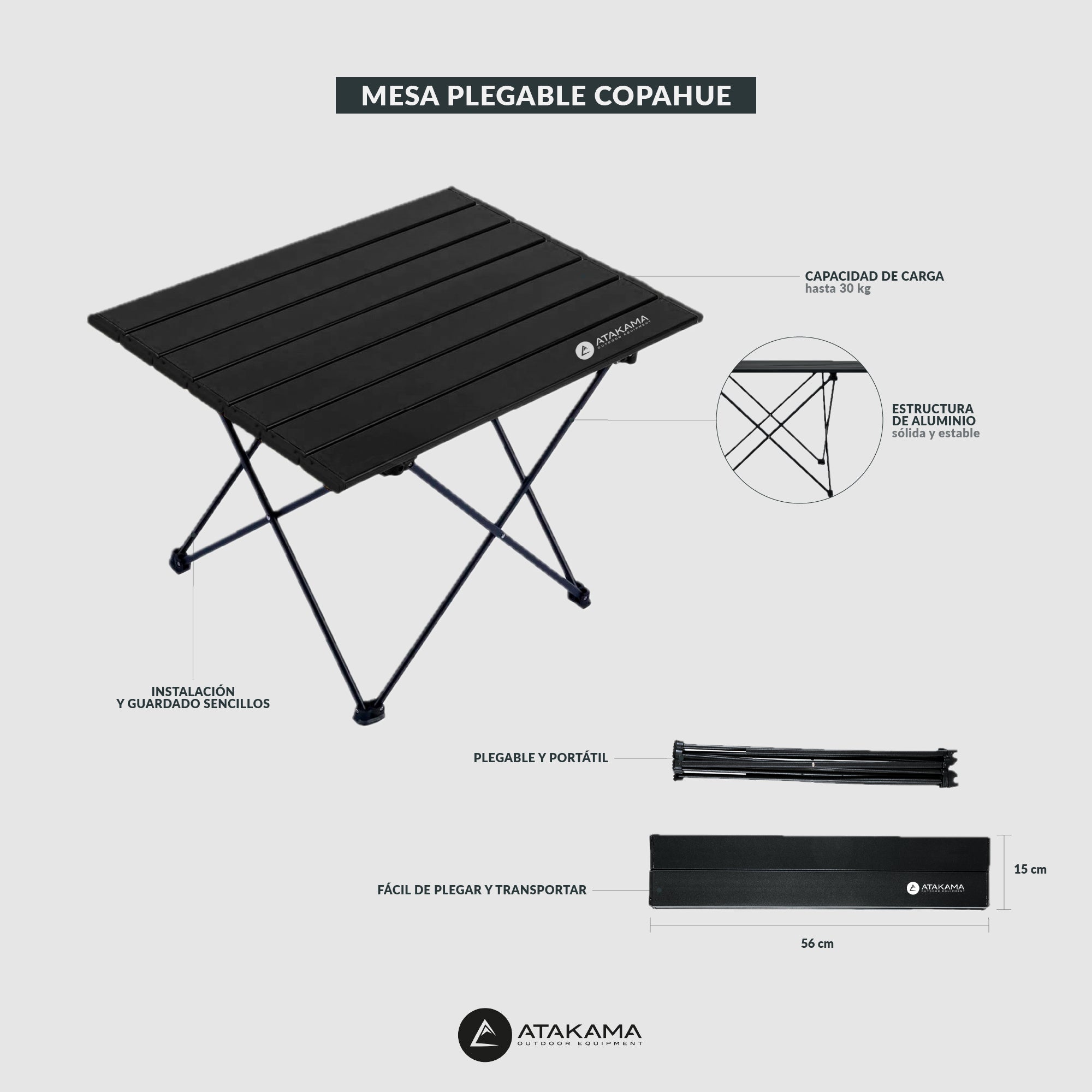 Mesa Plegable Copahue