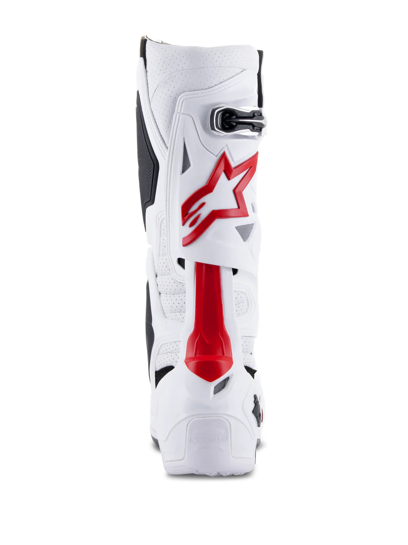 Botas de Moto Alpinestars Tech 10 Supervented Blanco Rojo
