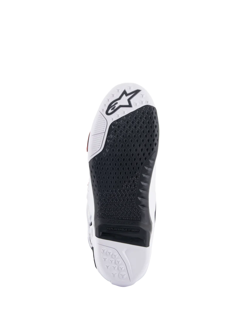 Botas de Moto Alpinestars Tech 10 Supervented Blanco Rojo