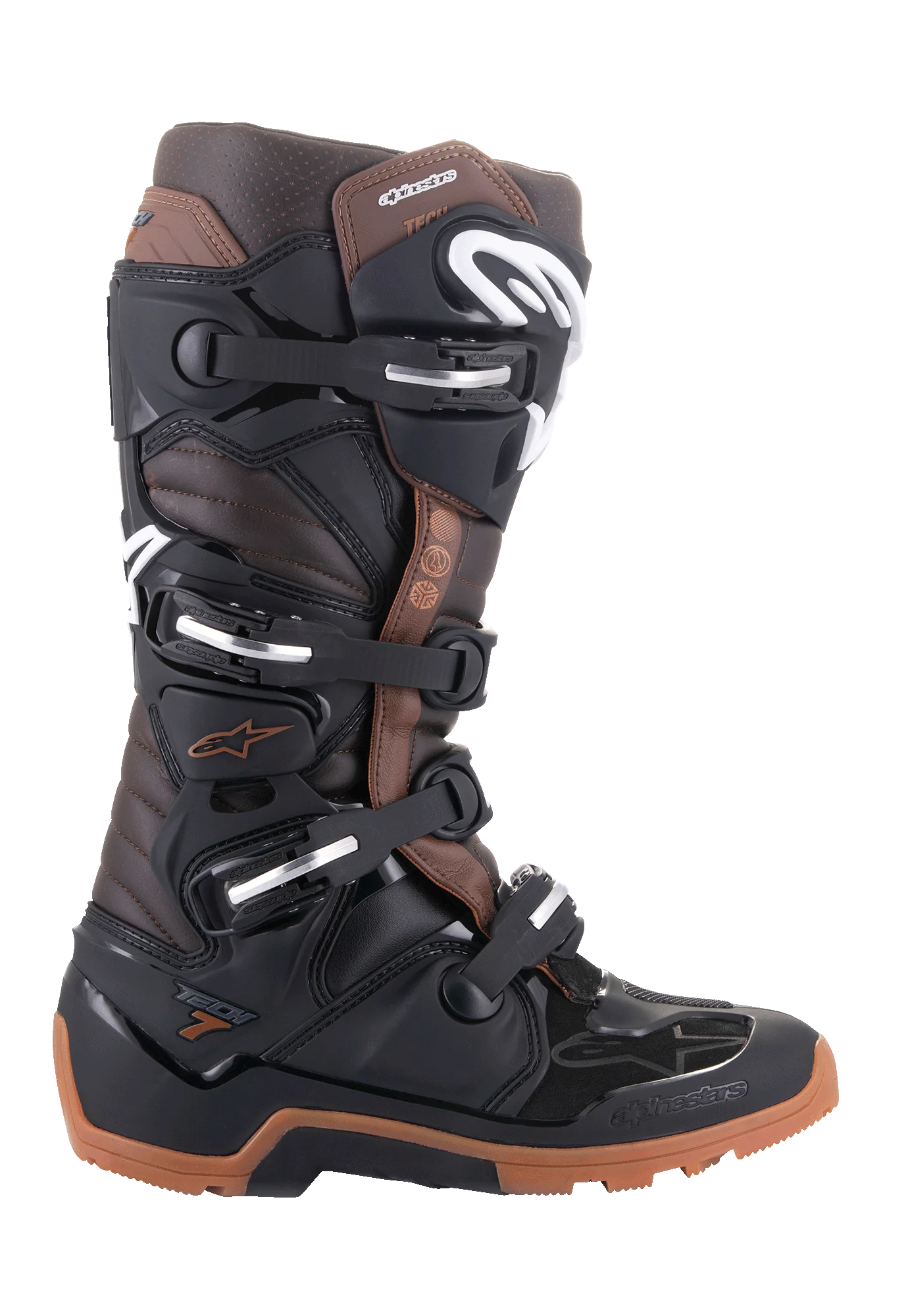 Botas de Moto Alpinestars Tech 7 Enduro Negro/Cafe