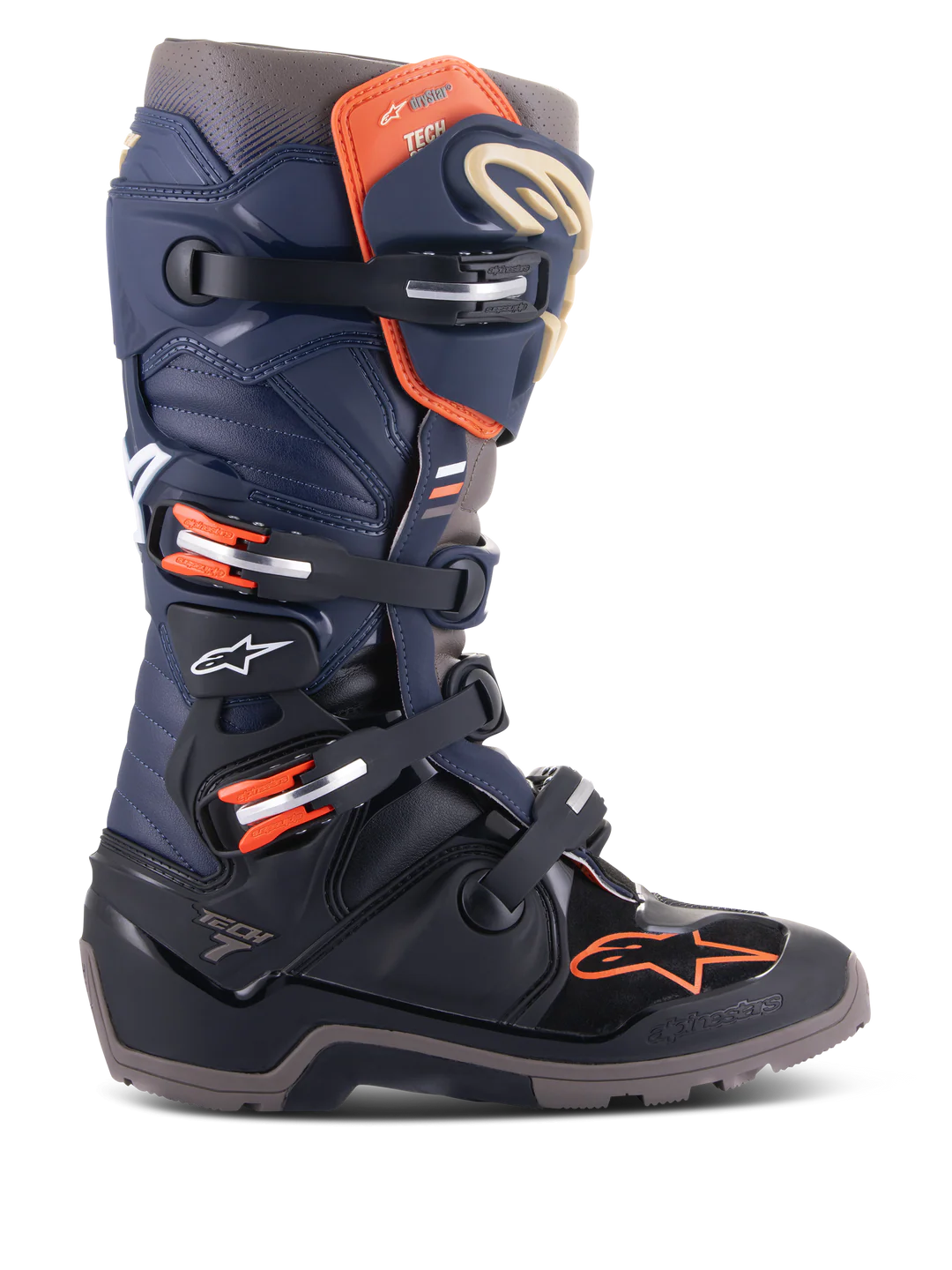 Botas de Moto Alpinestars Tech 7 Enduro Drystar Negro Azul Oscuro