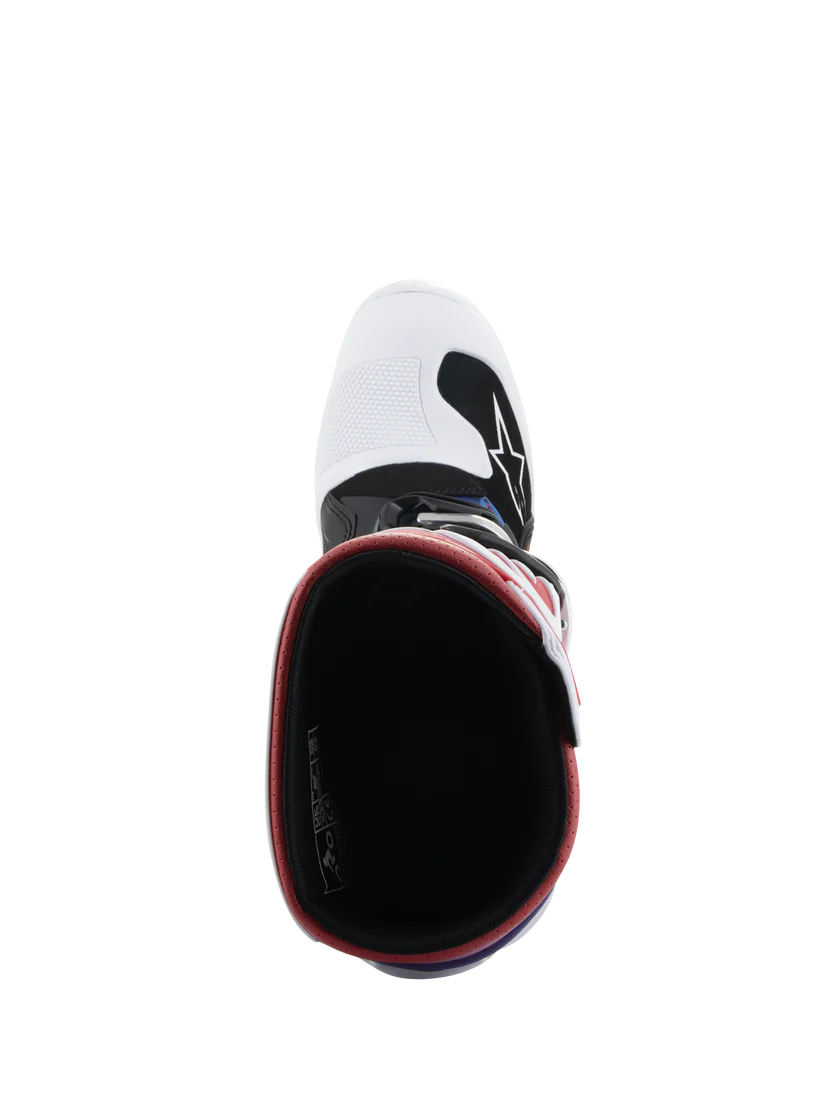 Botas de Moto Alpinestars  Tech 7S Juveniles Blanco Negro
