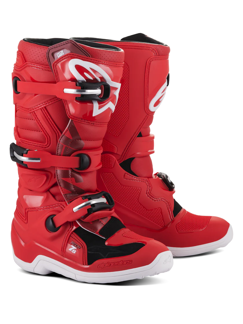 Botas de Moto Alpinestars  Tech 7S Juveniles Roja