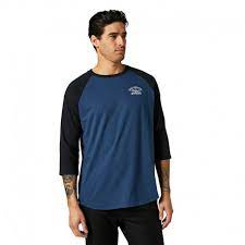 Polera Lifestyle Raglan Original Speed 3/4 Azul Fox - Rideshop