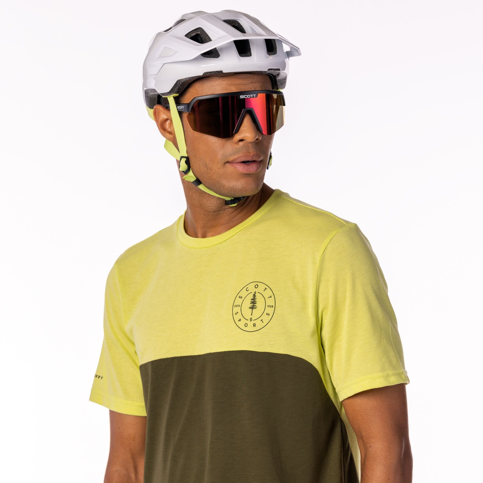 Scott Casco Argo Plus (Ce) | Blanco-Negro