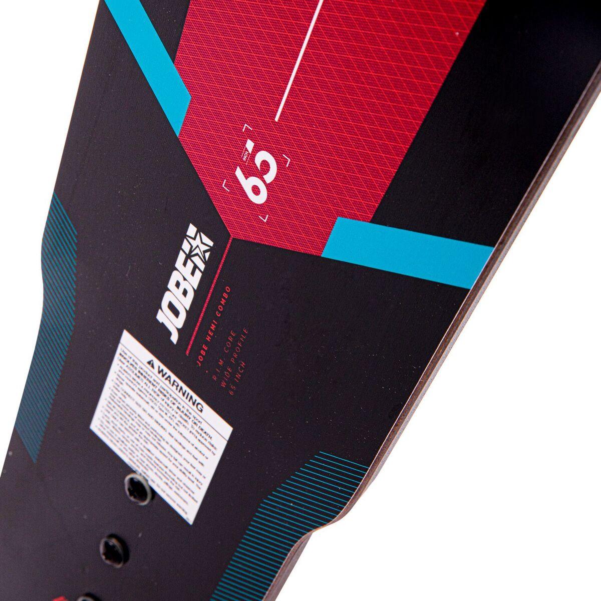 Jobe Par Ski Acuático Hemi Combo 65 con Fijaciones