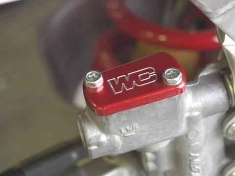 Works Connection - Tapa bba freno azul trasero Kawasaki / Suzuki