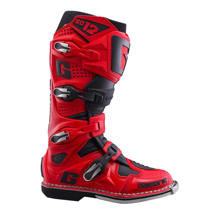 Botas de Moto Sg-12 Gaerne Rojo/Negro - Rideshop
