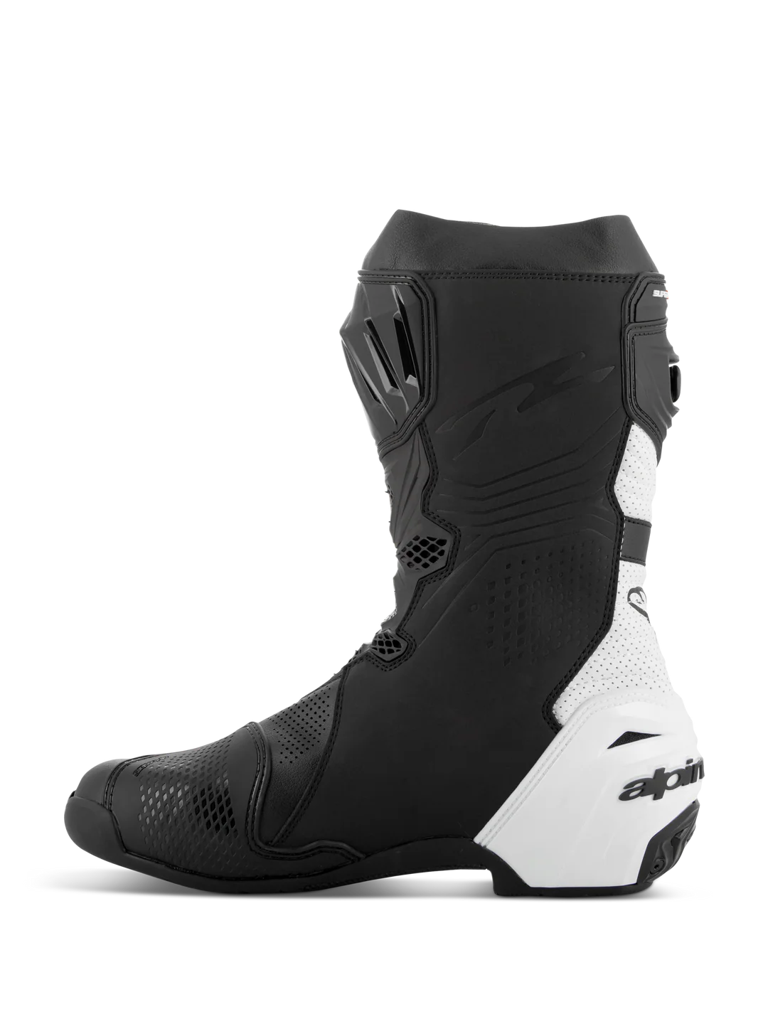 Botas de Moto Alpinestars Supertech R Ventiladas Negro Blanco