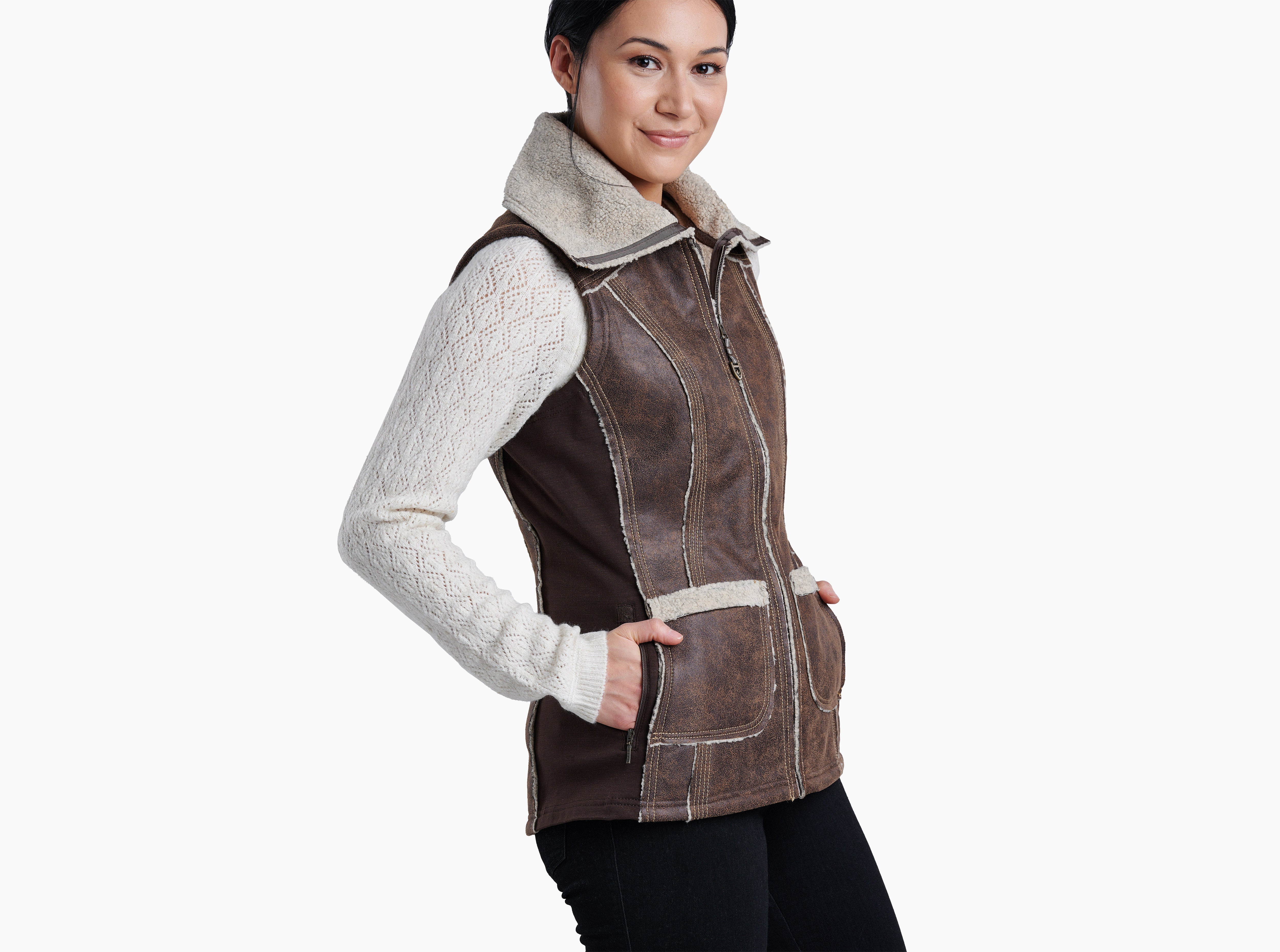 Chaqueta Kühl W's Dani Sherpa Vest