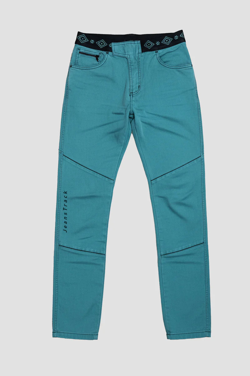 Pantalón Escalada Jeanstrack Turia Verde Ethnic Hombre