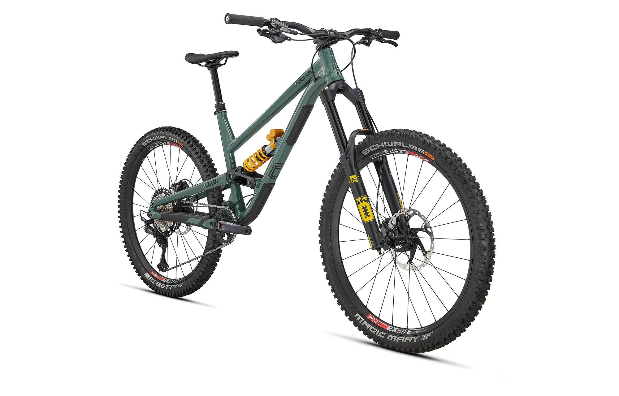 Bicicleta Enduro Commencal Clash Ohlins Edition Keswick Green