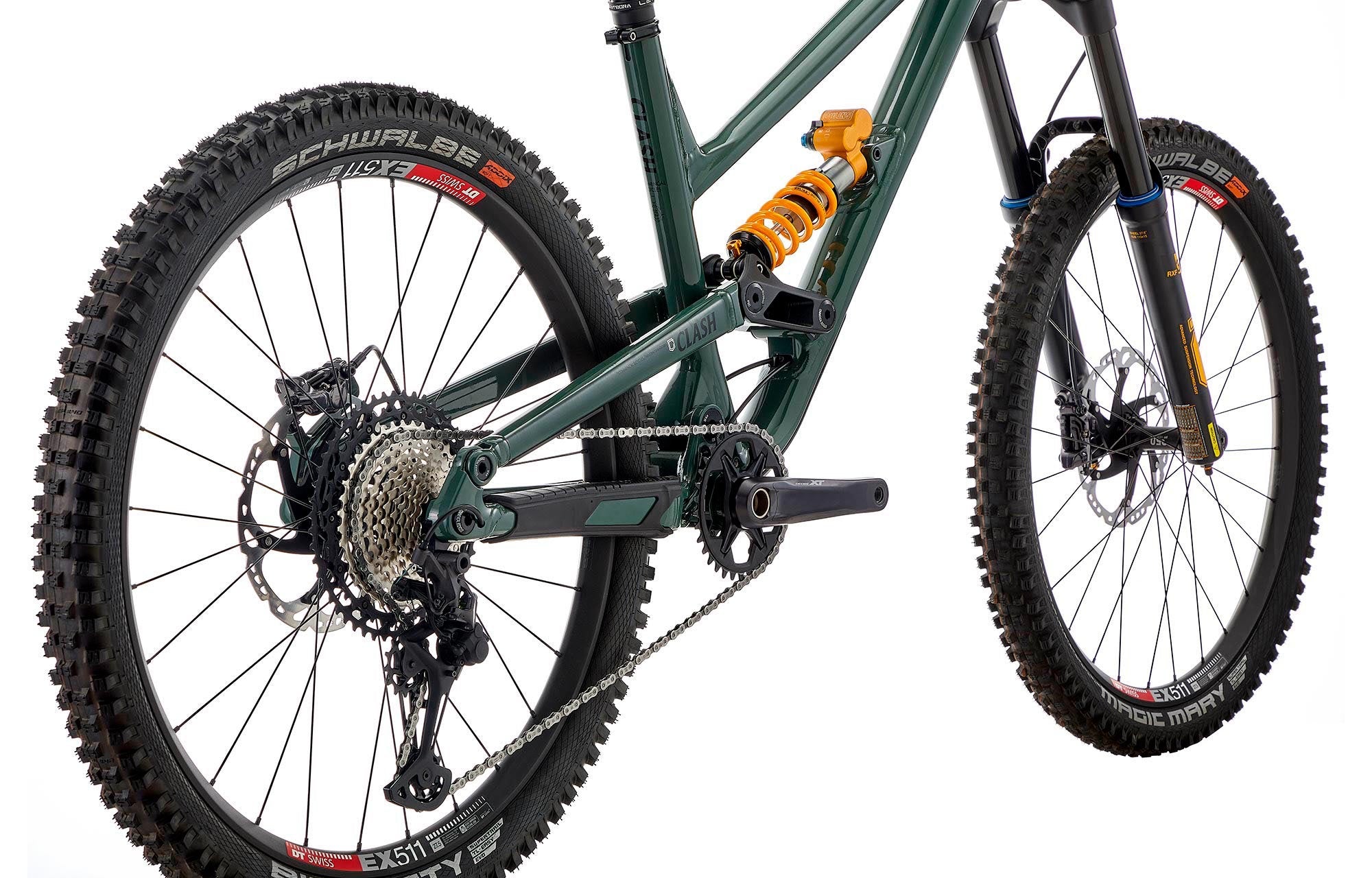 Bicicleta Enduro Commencal Clash Ohlins Edition Keswick Green