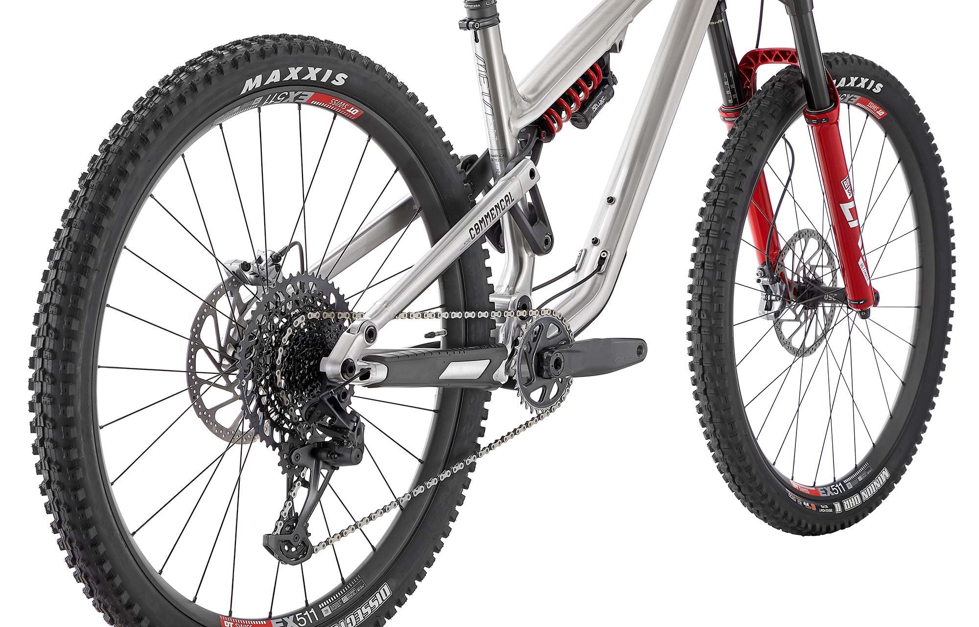Bicicleta Enduro Commencal Meta TR V4 Race Brushed