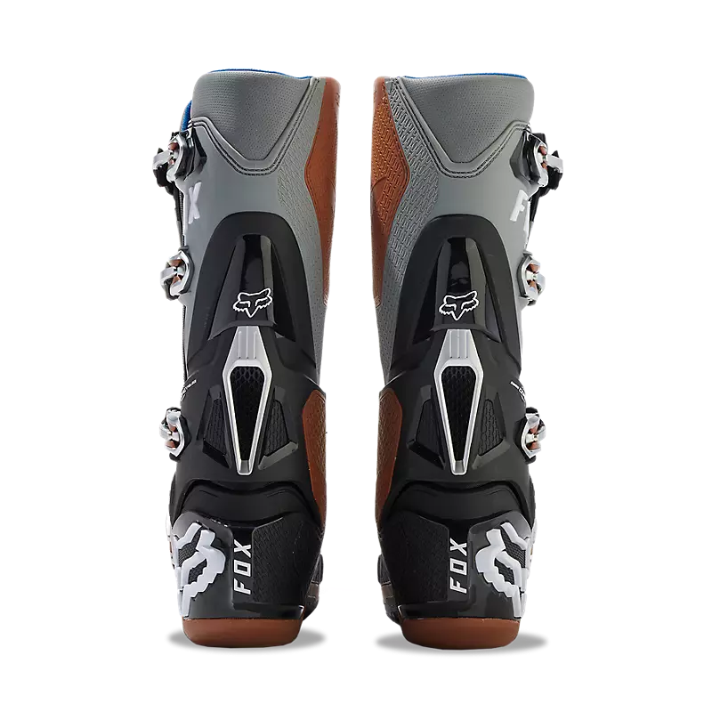 FOX Botas Moto Instinct Negro/Gris/Cafe - Rideshop