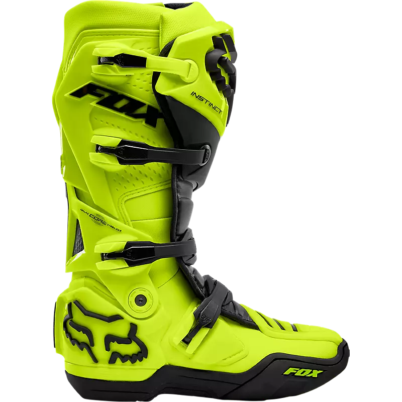 FOX Botas Moto Instinct Fluor Amarillo - Rideshop