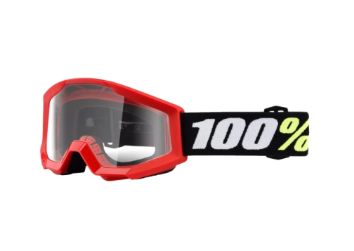 Antiparra 100% Strata Mini Red - Clear Lens