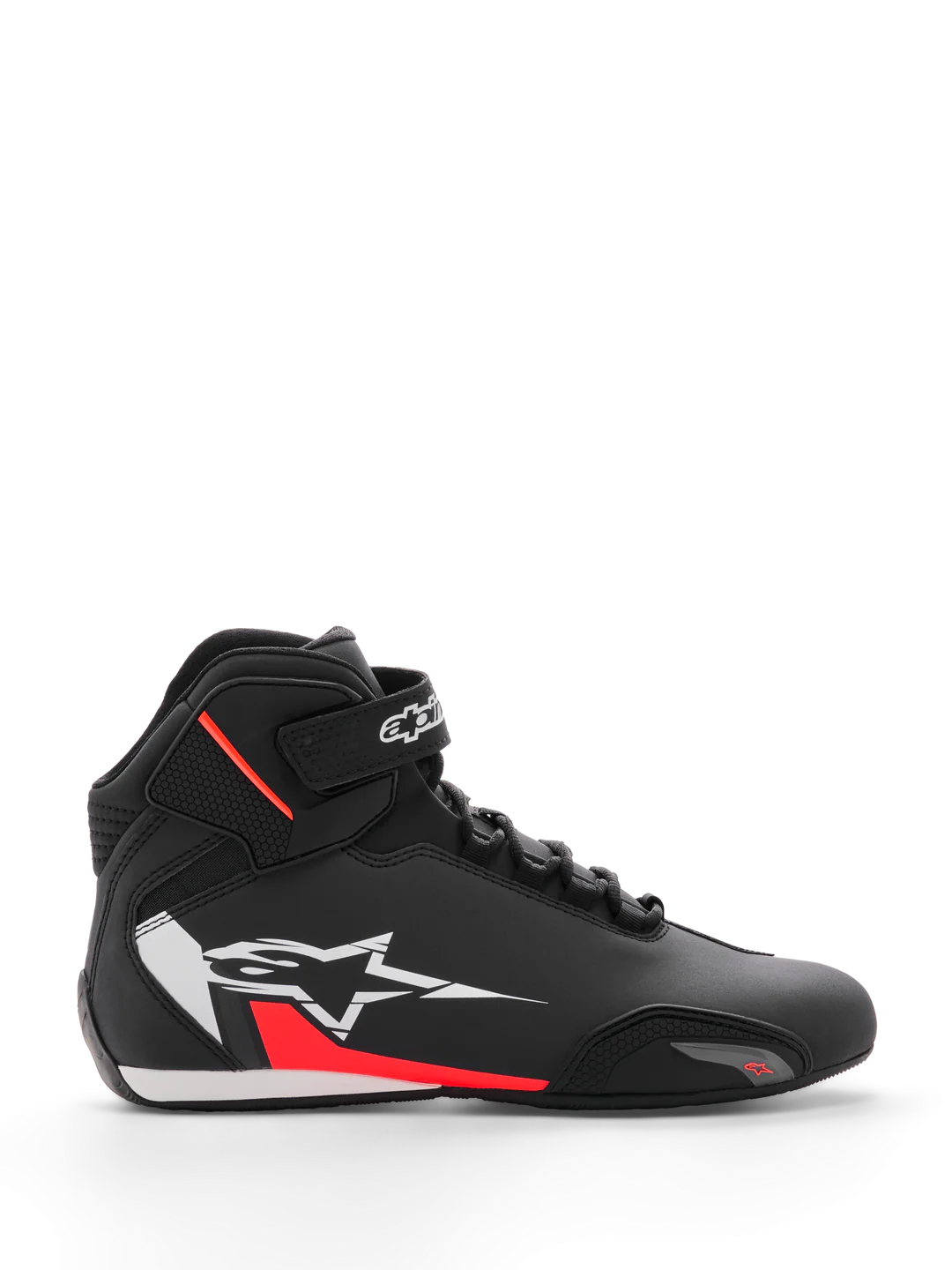 Botas Moto de Calle Alpinestars Sektor Negro Rojo