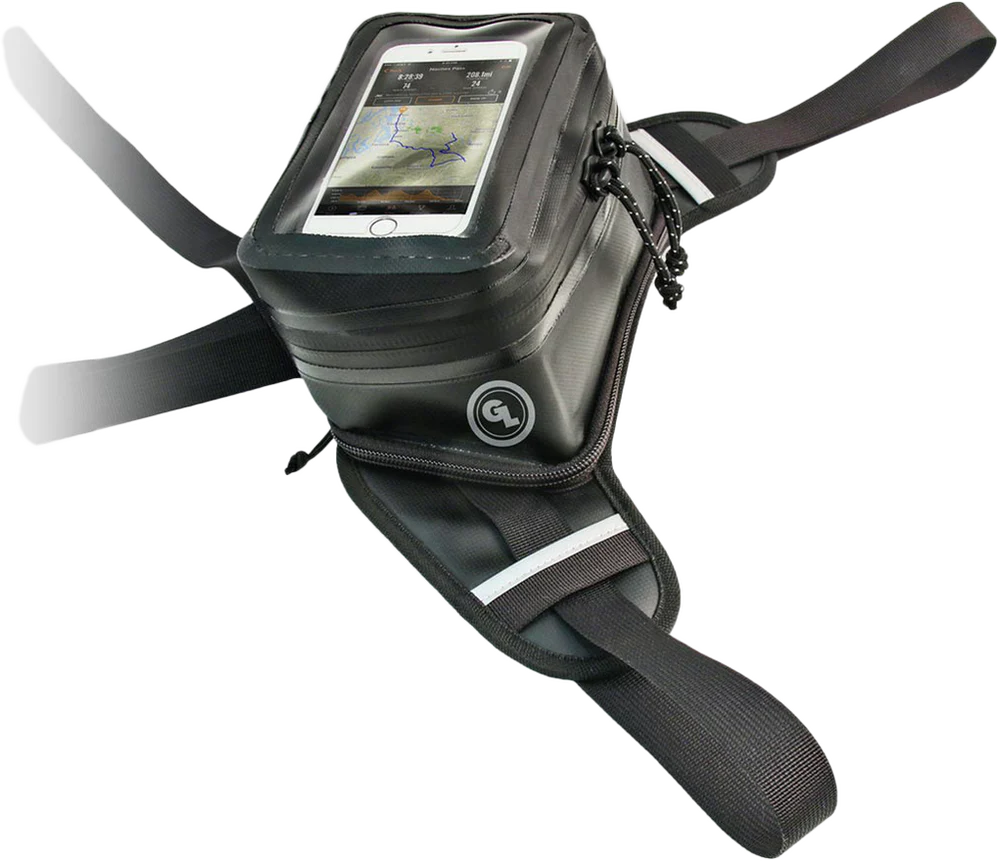 Bolso De Estanque Para Moto Giant Loop Buckin' Roll Tank Bag Negro