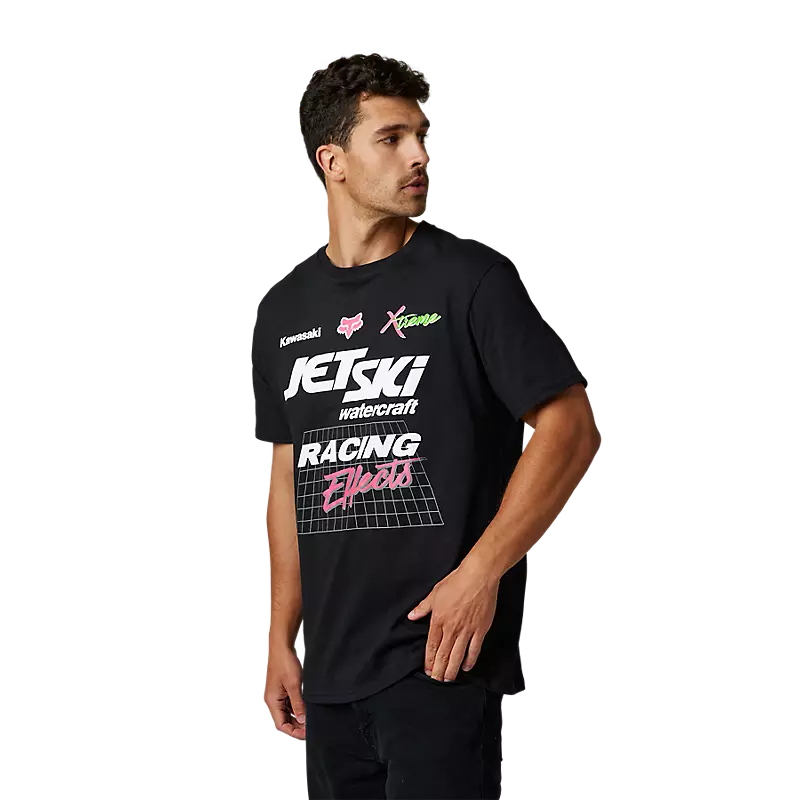 FOX Polera Lifestyle Kawasaki Wet 'N' Wild Negro - Rideshop