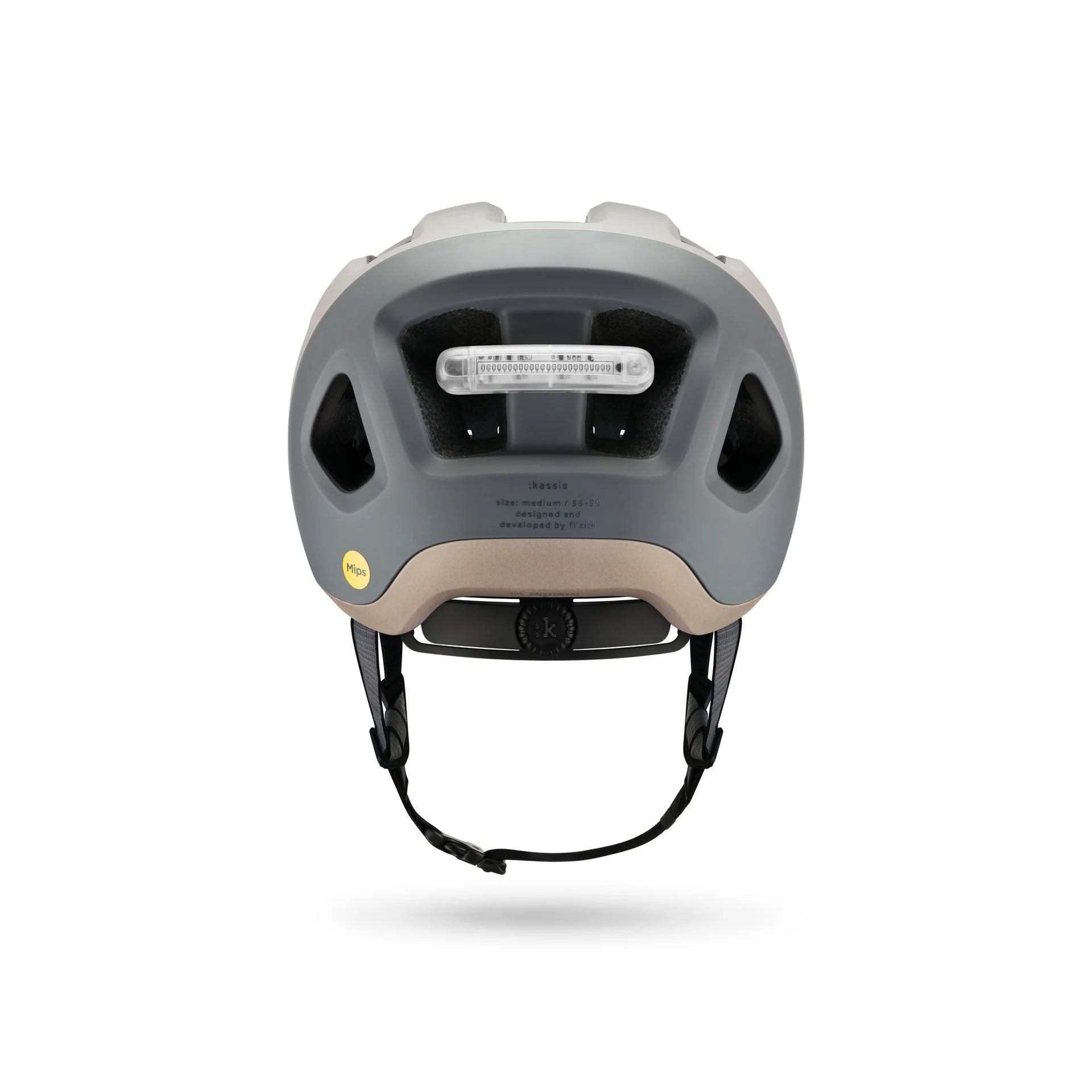 Casco Fizik Kassis + Luz Mud-Sand