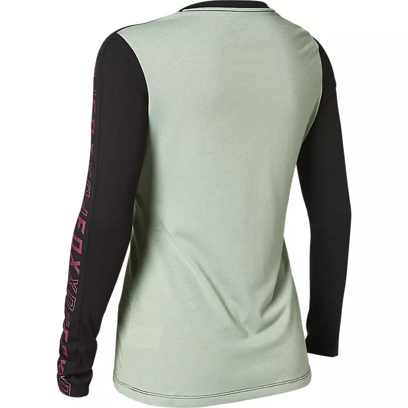 Polera Bicicleta Mujer Ranger Drirelease Manga Larga Gris Fox