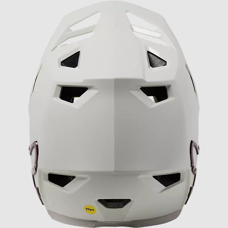 Casco Bicicleta Rampage Blanco/Burdeo Fox - Rideshop