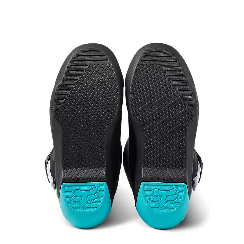 FOX Botas Moto Niño Comp Celeste - Rideshop