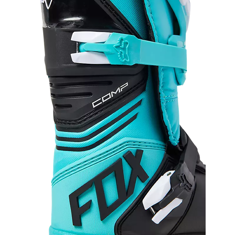 FOX Botas Moto Niño Comp Celeste - Rideshop