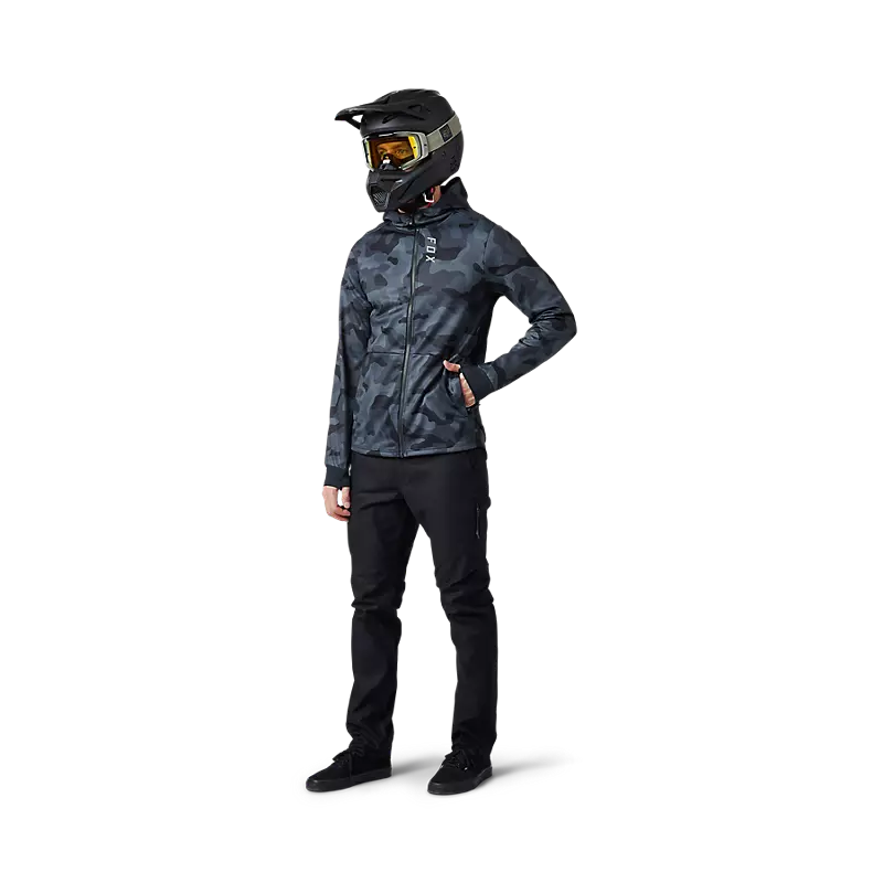FOX Chaqueta Moto Defend Drive Windbloc® Zip Negro Camo - Rideshop