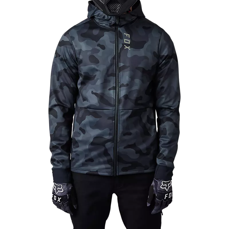 FOX Chaqueta Moto Defend Drive Windbloc® Zip Negro Camo - Rideshop