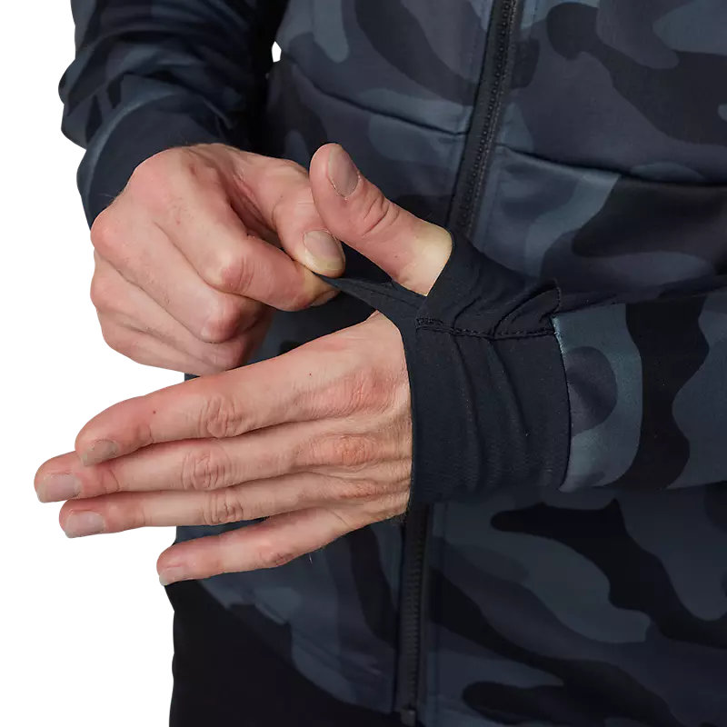 FOX Chaqueta Moto Defend Drive Windbloc® Zip Negro Camo - Rideshop