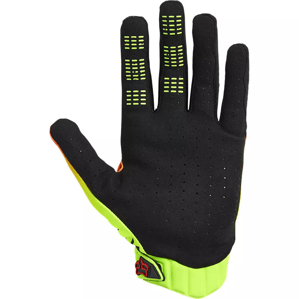 Guantes Moto Flexair Skarz Limited Edition Amarillo Fox