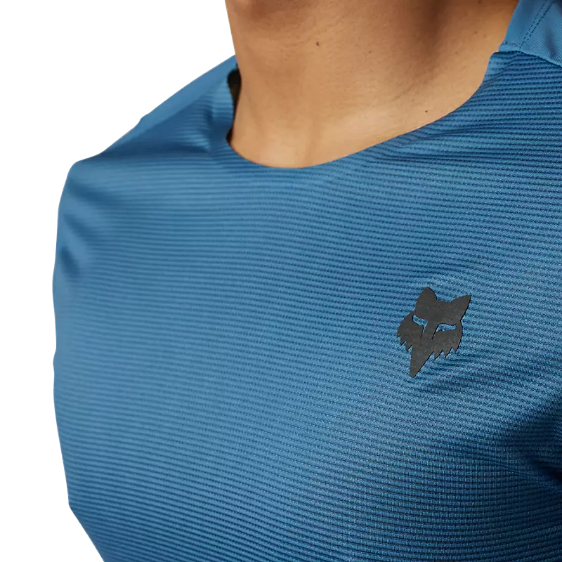 FOX Polera Bicicleta Flexair Ascent Azul - Rideshop