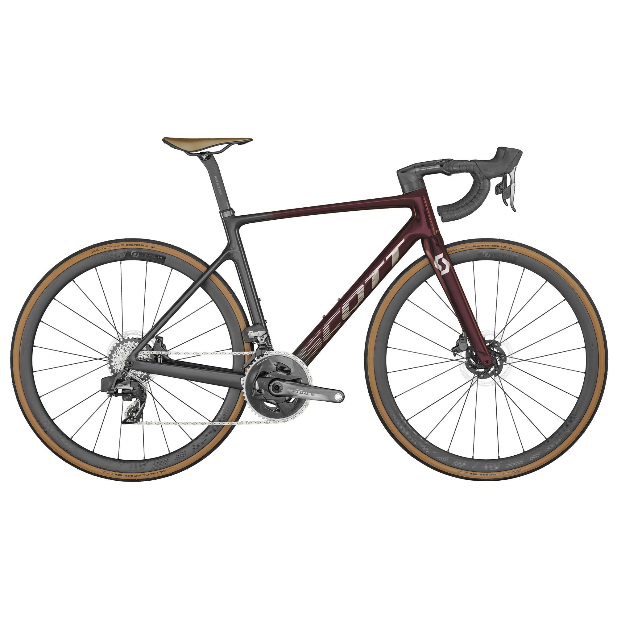 Bicicleta Ruta Scott Addict RC 10 Burdeos