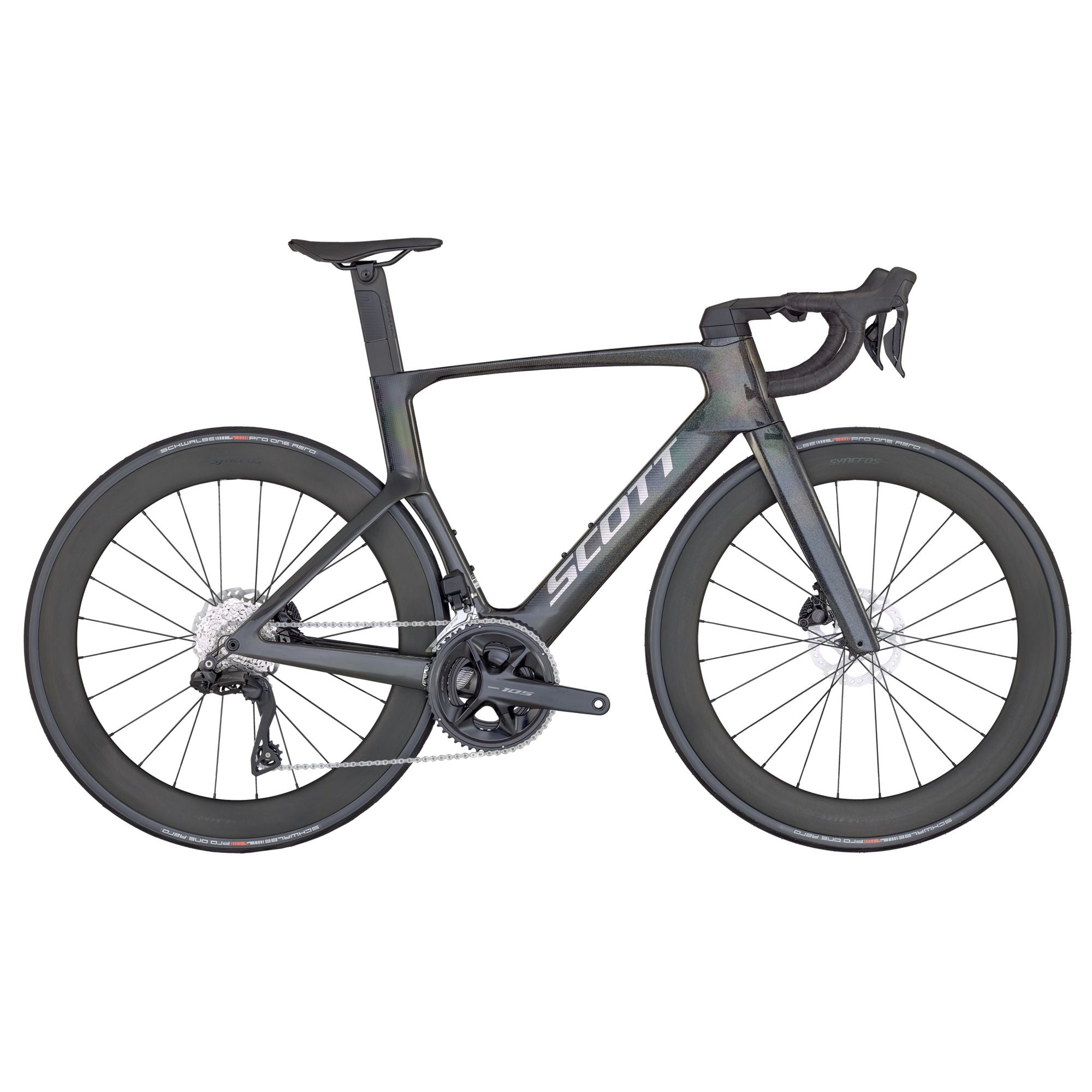 Bicicleta Ruta Scott Foil RC 20 Grafito Iridiscente