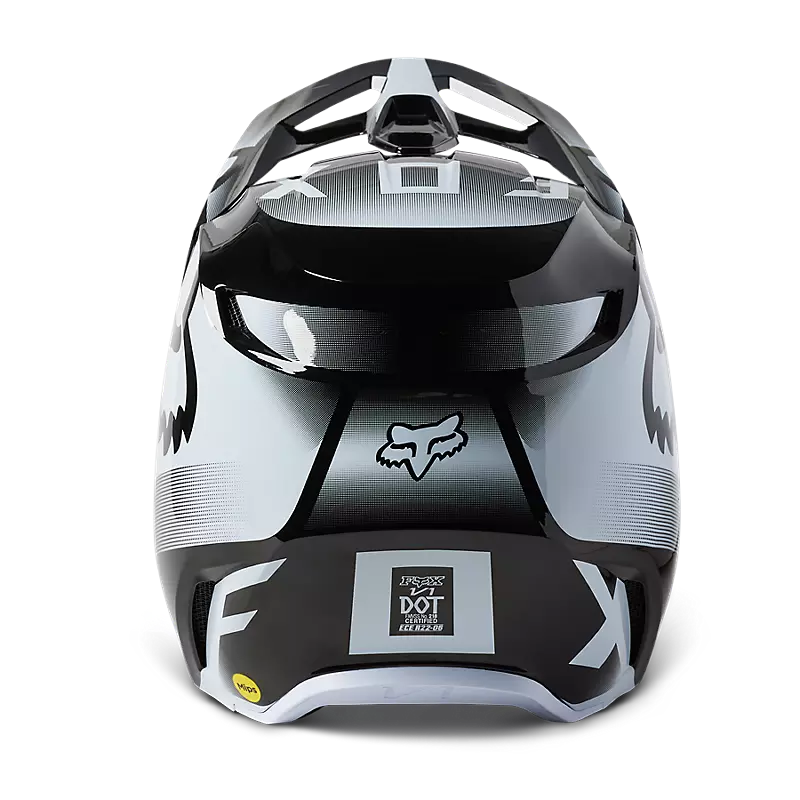 FOX Casco Moto V1 Leed Negro/Blanco - Rideshop