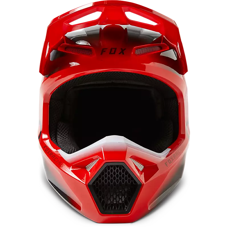 FOX Casco Moto V1 Toxsyk Rojo/Negro - Rideshop