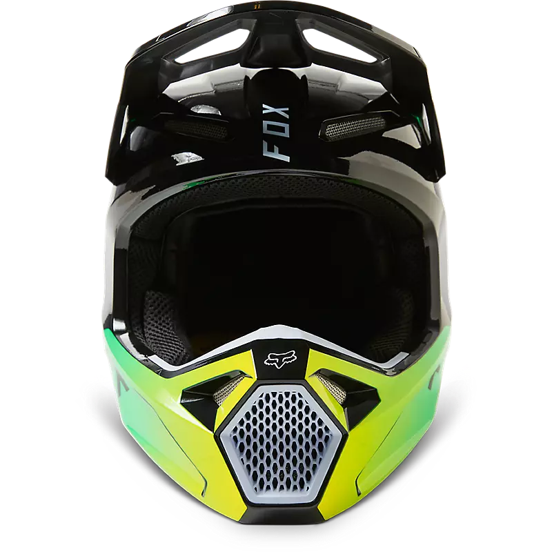 FOX Casco Moto V1 Dpth Negro/Verde - Rideshop