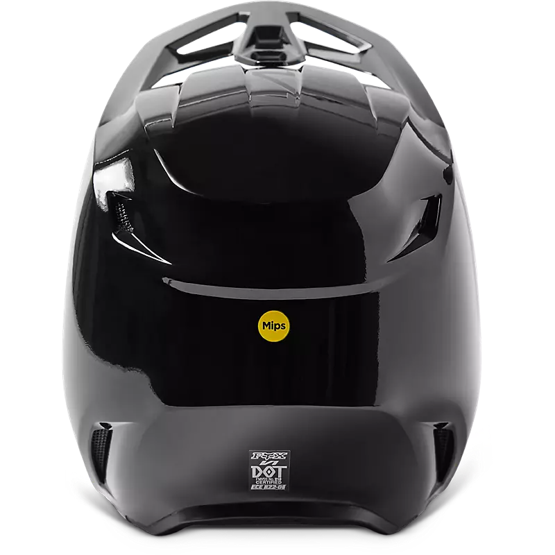 FOX Casco Moto V1 Solid Negro - Rideshop