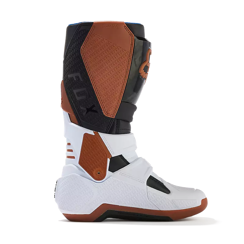 FOX Botas Moto Motion Blanco/Negro/Cafe - Rideshop