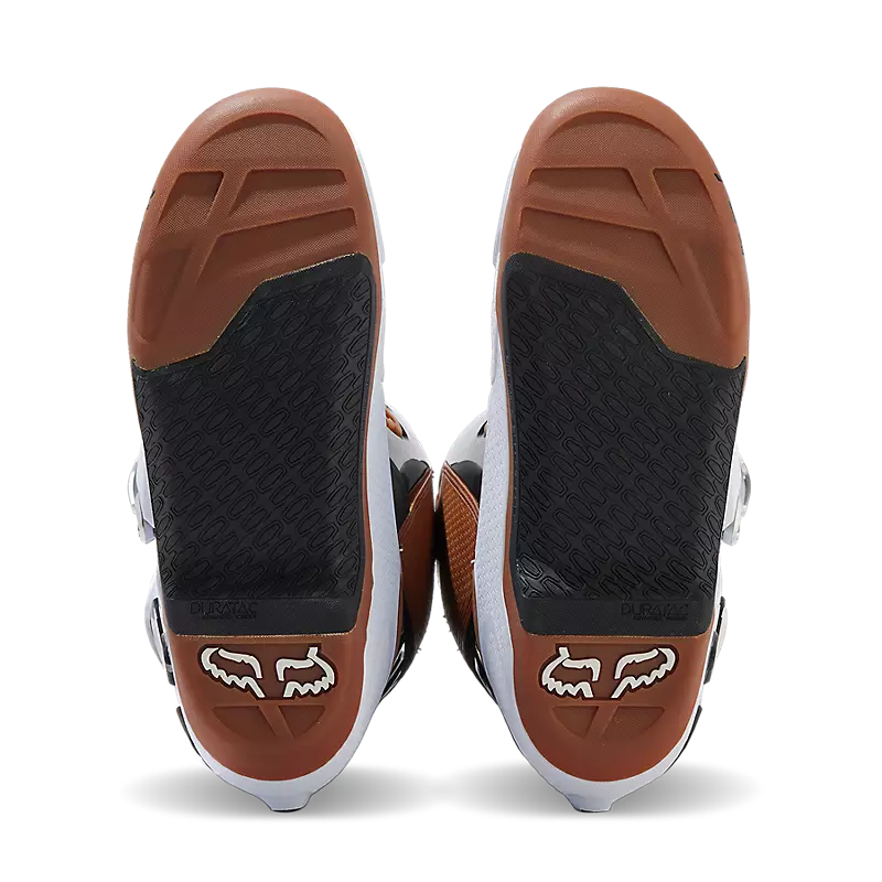 FOX Botas Moto Motion Blanco/Negro/Cafe - Rideshop