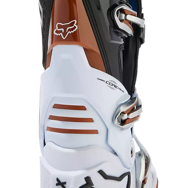 FOX Botas Moto Motion Blanco/Negro/Cafe - Rideshop