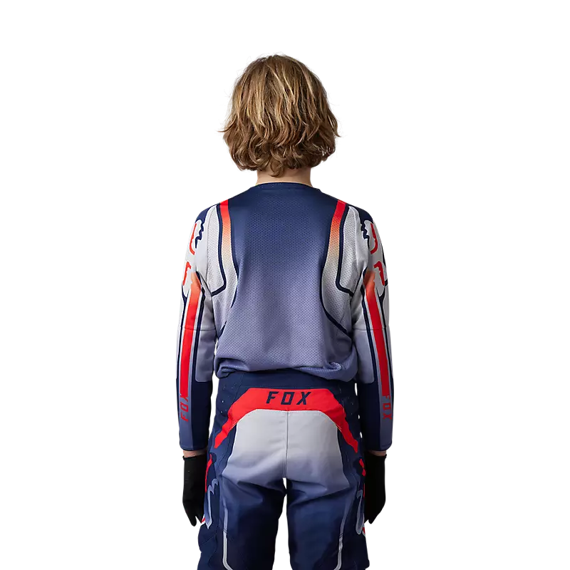 FOX Polera Moto Niño 360 Vizen Azul - Rideshop