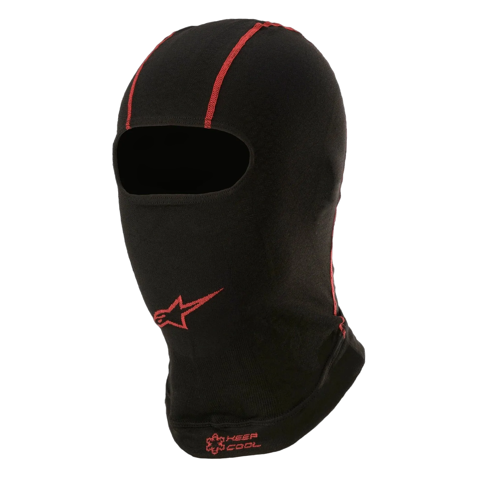 Máscara Karting Alpinestars KX Negro Rojo