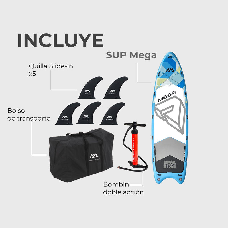 Aqua Marina Stand Up Paddle 8 Personas Mega 18’1” - Rideshop