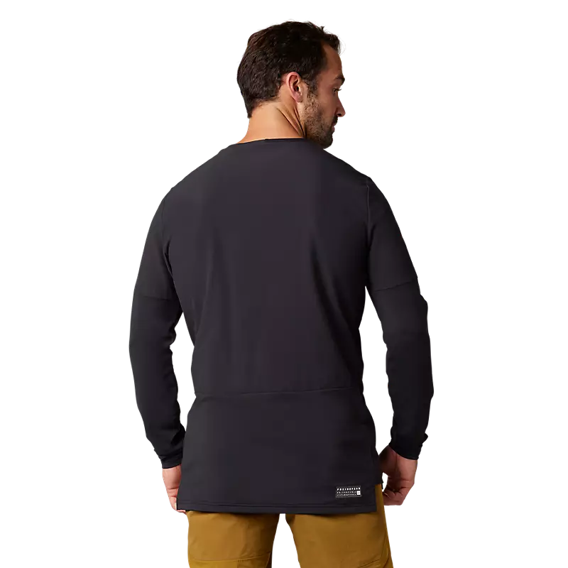 FOX Polera Bicicleta Defend Thermal Manga Larga Negro - Rideshop