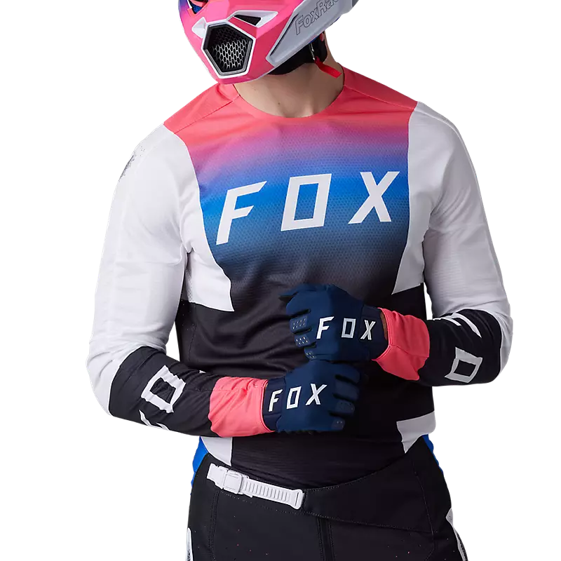 FOX Polera Moto 360 Horyzn Negro/Blanco/Rosado - Rideshop